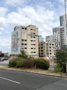 Ipswich's derelict Pauls Silo building