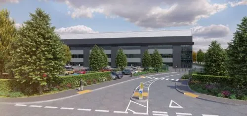 CGI of the JV's plans for Ratcliffe Road, Atherstone